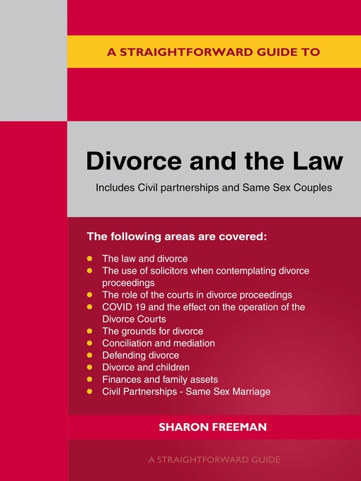 Cover image for A Straightforward Guide to Divorce and the Law